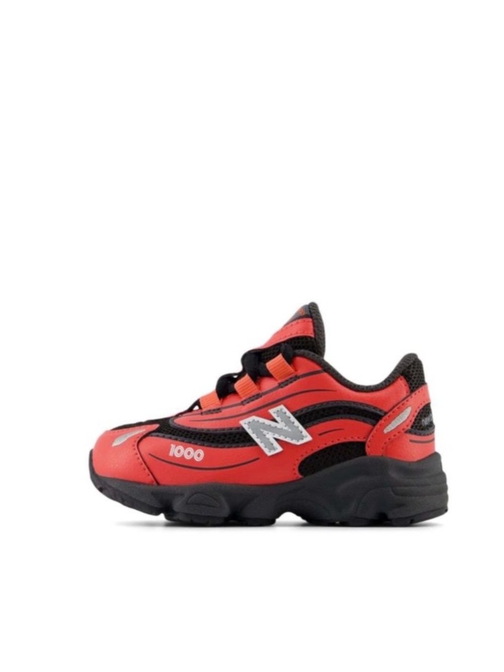 New Balance Kids Red and Black Athletic Sneaker